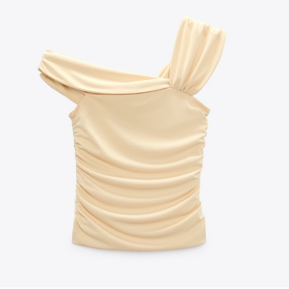 ZARA ASYMMETRIC TOP SIZE L - Picture 5 of 5